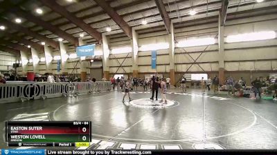 84 lbs Round 2 - Easton Suter, Utah vs Weston Lovell, Oregon