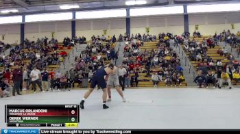 197 lbs Round 2 - Marcus Orlandoni, Wisconsin-La Crosse vs Derek Werner, Augustana