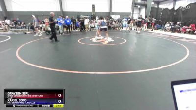 157 lbs Quarterfinal - Xariel Soto, Mat Demon Wrestling Club vs Graysen Serl, CNWC Concede Nothing Wrestling Club