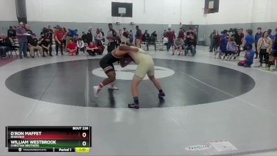 215 lbs Champ. Round 2 - William Westbrook, Christian Brothers vs D`Ron Maffet, Rossview