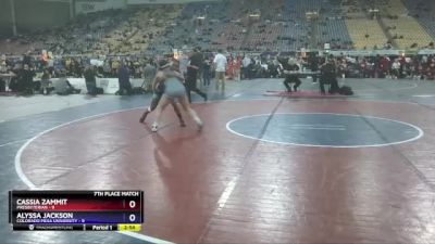 130 lbs Placement Matches (16 Team) - Cassia Zammit, Presbyterian vs Alyssa Jackson, Colorado Mesa University