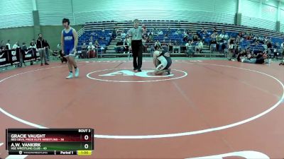 195 lbs Round 1 (6 Team) - A.W. VanKirk, HSE Wrestling Club vs Gracie Vaught, Red Devil Pride Elite Wrestling