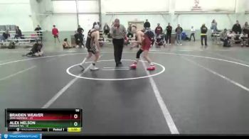 96 lbs Finals (2 Team) - Braiden Weaver, Ohio Rampage vs Alex Nelson, Ranger WC