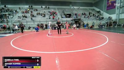 39 lbs Cons. Semi - Isabella Thiel, OH vs Hayden Kumfer, AK