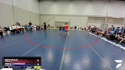 220 lbs Round 1 (8 Team) - Aidyn Wolfe, Florida vs Pierce Cunningham, Kansas Red