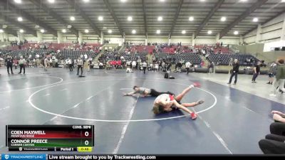 147 lbs Cons. Semi - Coen Maxwell, Mountain Ridge vs Connor Preece, Corner Canyon