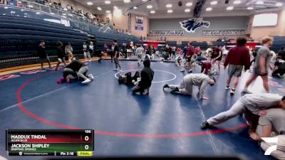 106 lbs Quarterfinal - Maddux Tindal, Allen Blue vs Jackson Shipley, Dripping Springs