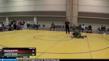 155 lbs Semis & 3rd Wb (16 Team) - Kalias Nazario, Golden Bears vs CARSON MILLER, Garage Boyz Wrestling