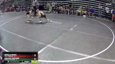 75 lbs Round 2 (6 Team) - Brooks Blevins, Kansas Anaconda vs Apollo Rock, Team Missouri