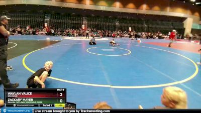 48-49 lbs Round 2 - Zackary Mayer, Fallon Outlaws Wrestling Club vs Waylan Valice, USA GOLD