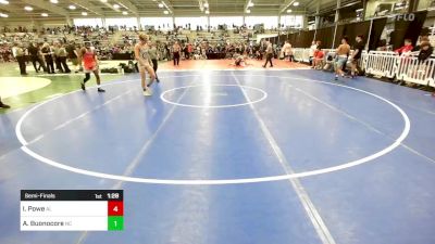 138 lbs Semifinal - Isaiah Powe, AL vs Avery Buonocore, NC