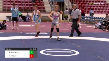 106 lbs A-final 1st - Jace Schafer, SUPERIOR GOLD vs Nick Fea, BITETTO TRAINED