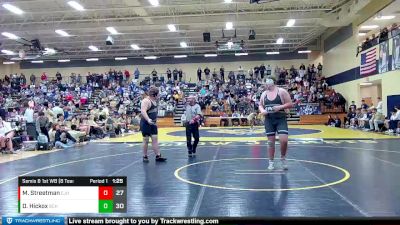 285 lbs Semis & 1st Wb (8 Team) - Dalton Hickox, Brantley County HS vs Matthew Streetman, East Jackson HS