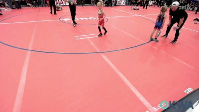 42 lbs Rr Rnd 3 - Stella McCarther, Clinton Youth Wrestling vs Zellee Edwards, HURRICANE WRESTLING ACADEMY