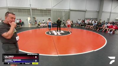 145 lbs Quarters & 1st Wb (16 Team) - Cal Price, Nebraska vs Dominic Ferraro, Pennsylvania