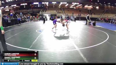 138 lbs Quarterfinal - Aaron Lanster, Miami Beach Senior vs Danny Martinez, Southwest Miami