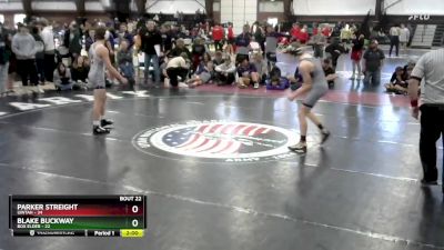 144 lbs Round 6 (8 Team) - Parker Streight, Uintah vs Blake Buckway, Box Elder