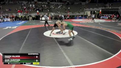 Quarterfinal - Mason Villwok, Elkhorn vs Gage Guenther, Omaha Skutt Catholic