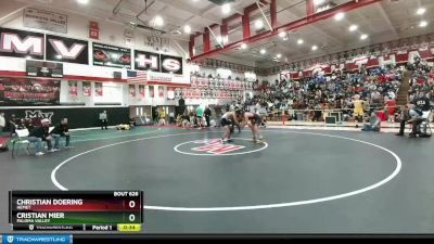 138 lbs Cons. Semi - Cristian Mier, Paloma Valley vs Christian Doering, Hemet