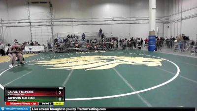 160 lbs 3rd Place Match - Jackson Gallian, Meridian vs Calvin Fillmore, Rocky Mountain