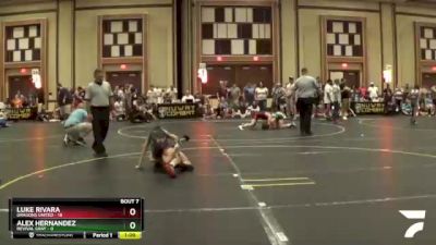 85 lbs Round 3 (6 Team) - Luke Rivara, Dragons United vs Alex Hernandez, Revival Gray