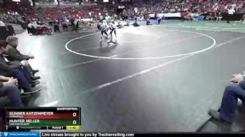 D2-106 lbs Quarterfinal - Hunter Heller, Chilton/Hilbert vs Gunner Katzenmeyer, Evansville