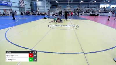 132 lbs Round Of 32 - Mason Kernan, TNWC Silver Fox vs Dakota King, Barnesville