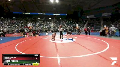 2A-145 lbs Champ. Round 1 - Jared Nelsen, H.E.M. vs Gabe Emery, Kemmerer