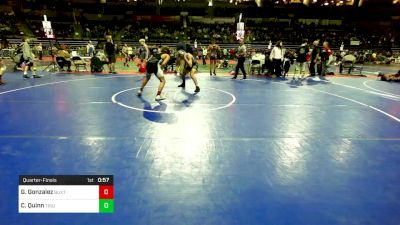 144 lbs Quarterfinal - Gideon Gonzalez, Buxton (NJ) vs Colton Quinn, Triumph Trained