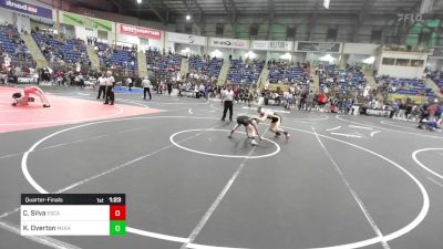 110 lbs Quarterfinal - Cash Silva, Escalante Middle School vs Kael Overton, Meeker Cowboys