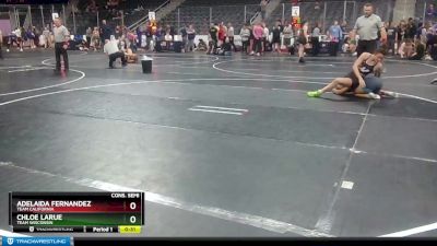 144 lbs Cons. Semi - Adelaida Fernandez, Team California vs Chloe LaRue, Team Wisconsin