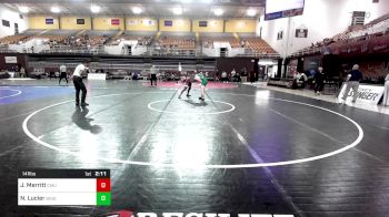 141 lbs Consolation - Ja'Kerion Merritt, Central Michigan vs Nathan Lucier, Binghamton