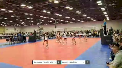 Rockwood thunder 16 Elite vs Legacy 16 Adidas - 2022 JVA Summerfest presented by Nike