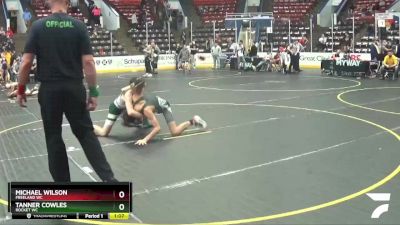 107 lbs Cons. Round 4 - Michael Wilson, Freeland WC vs Tanner Cowles, Rocket WC