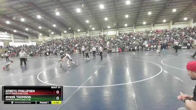 95 lbs Quarterfinal - Ryker Thomson, Morgan Wrestling Club vs Atreyu Phillipsen, Delta Wrestling Club