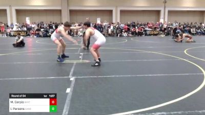 175 lbs Round Of 64 - Marcus Carpio, Whitestar Wc vs Isaiah Parsons, Canby Mat Club