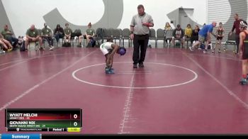 65 lbs Round 2 (8 Team) - Wyatt Melchi, Legacy Red vs Giovanni Nix, Death Squad Wrest (IN)