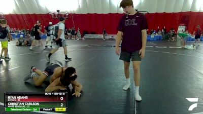 130-131 B Round 3 - Ryan Adams, Batavia vs Christian Carlson, White Bear Lake