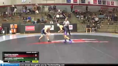 125 lbs Champ. Round 1 - Antonio Margiotta, San Francisco State vs Paxton Rosen, Central Oklahoma