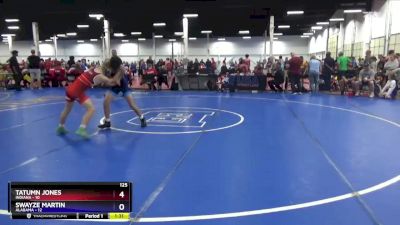 125 lbs Placement Matches (16 Team) - Tatumn Jones, Indiana vs Swayze Martin, Alabama