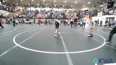 55 lbs Semifinal - Daxton Deckard, R.A.W. vs Donnie Whitenack, Pryor Tigers