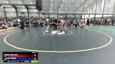 157 lbs Semifinal - Zane Gerlach, AK vs Jacob Perez, CA