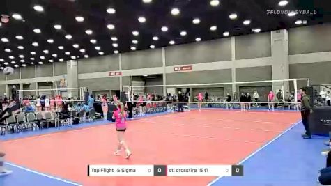 Top Flight 15 Sigma vs stl crossfire 15 t1 - 2022 JVA World Challenge presented by Nike - Expo Only