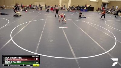 120 lbs Cons. Semi - Delfino Mancha, Minnesota vs Jack Bridenstine, Coon Rapids Mat Bandits Wrestling Club