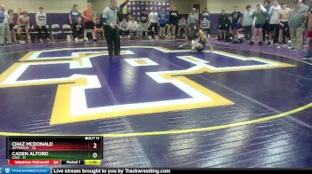 120 lbs Placement Matches (8 Team) - Caden Alford, Cass vs Chaz McDonald, Jefferson