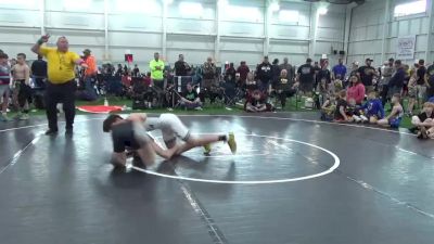 140 lbs Semifinal - Thomas Brauer, West Virginia Wild vs Maximus Baxter, Donahue Wrestling Academy