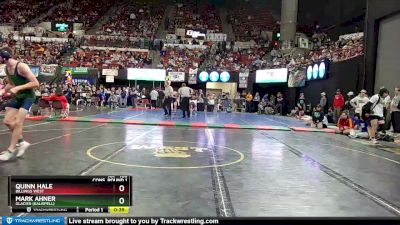 AA - 160 lbs Cons. Round 1 - Quinn Hale, Billings West vs Mark Ahner, Glacier (Kalispell)