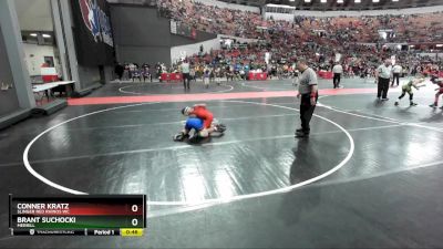 100 lbs Cons. Round 4 - Brant Suchocki, Merrill vs Conner Kratz, Slinger Red Rhinos WC