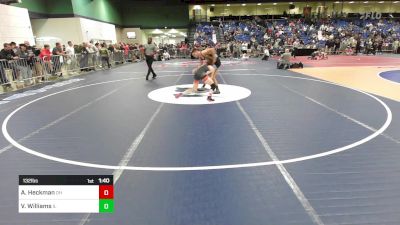 132 lbs Round Of 64 - Adam Heckman, OH vs Vance Williams, IL