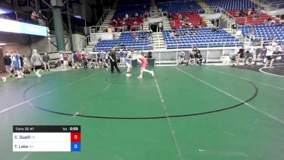 120 lbs Cons 32 #1 - Carson Dupill, Tennessee vs Tayce Lake, Wyoming